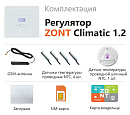 ZONT Climatic 1.2 Погодозависимый автоматический GSM / Wi-Fi регулятор (1 ГВС + 2 прямых/смесительных) с доставкой в Шахты